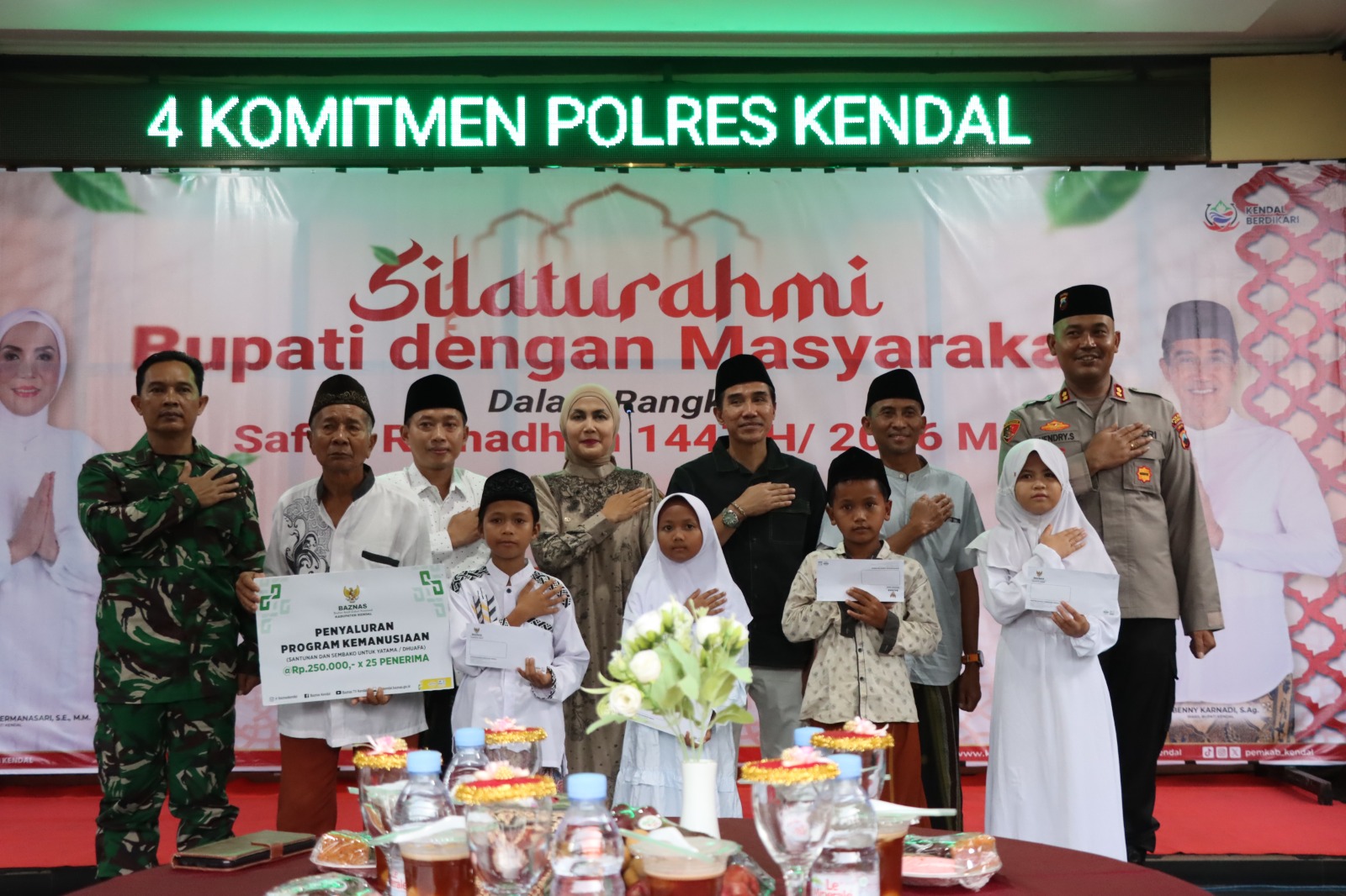 Bupati Kendal hadiri Safari Ramadan di Polres, perkuat kolaborasi pemerintah, TNI, dan Polri demi keamanan dan kerukunan masyarakat.