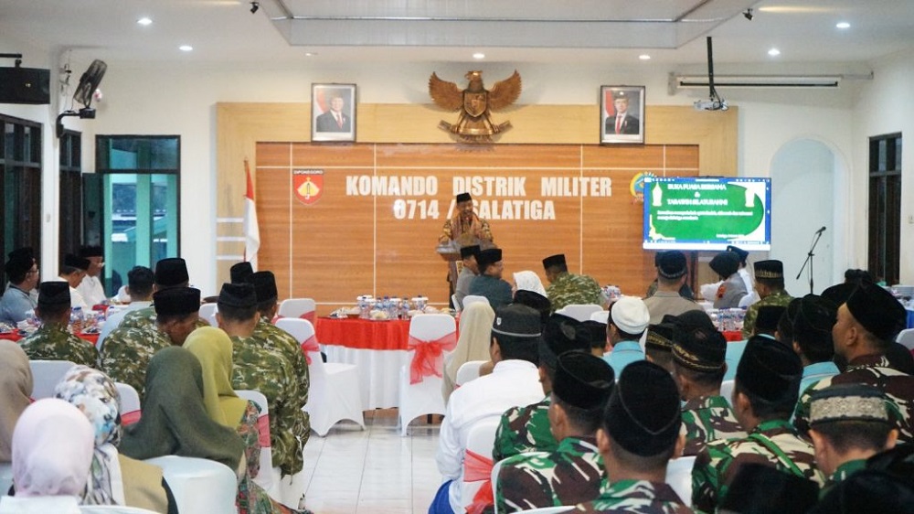 Wali Kota Salatiga Robby Hernawan Hadiri Buka Puasa Bersama Kodim 0714, Forkopimda Santuni Anak Membutuhkan