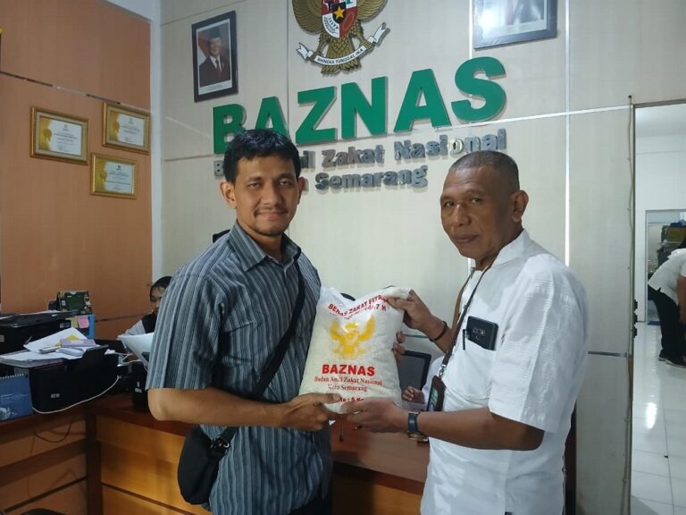 BAZNAS Kota Semarang menyalurkan lebih dari 21,5 ton zakat fitrah kepada 4.350 mustahik selama Ramadan 1447 H. Distribusi meningkat dari tahun sebelumnya dan menyasar berbagai kalangan rentan jelang Idul Fitri 2026.