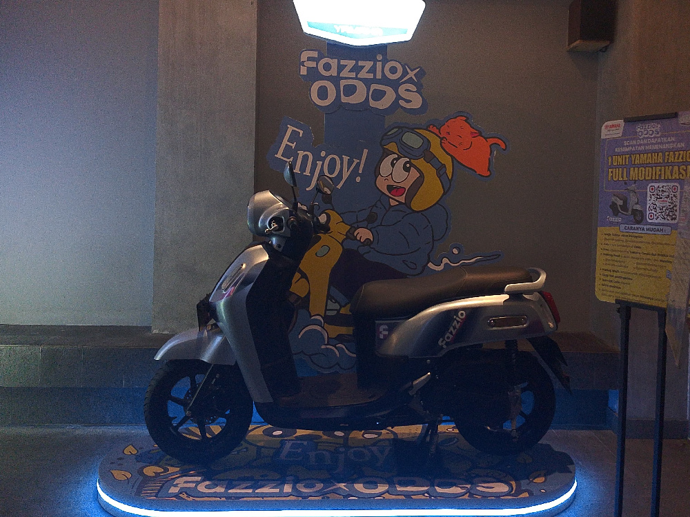 promo beli kopi dapat motor Yamaha Fazzio