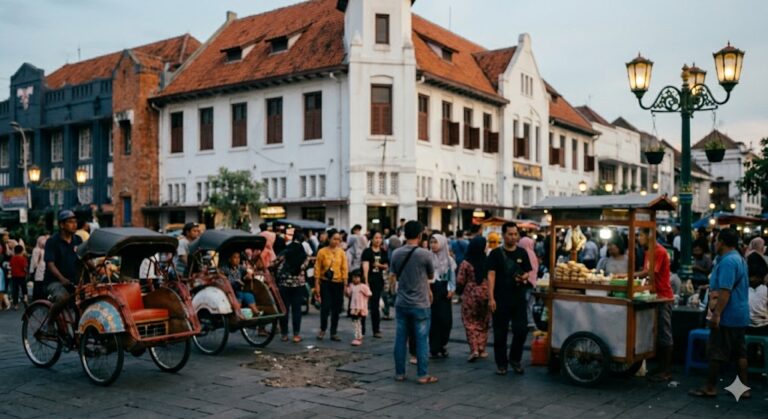 Ilustrasi Kota lama Semarang