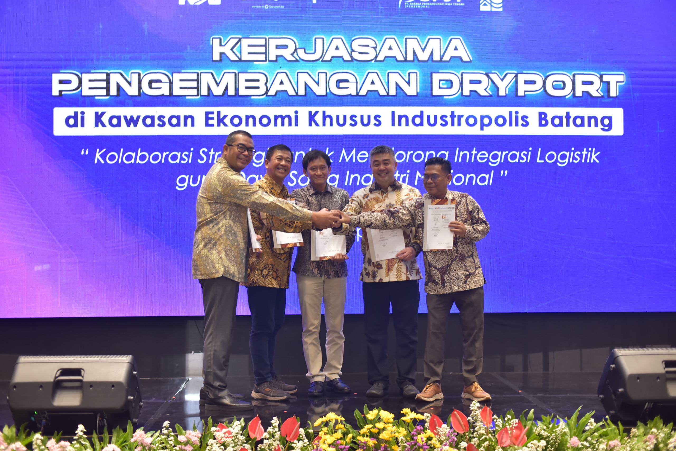 Kolaborasi BUMN Bangun Dryport Batang, Perkuat Rantai Logistik Nasional dari Hulu ke Hilir