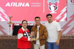 Komitmen Agustina Wilujeng Pramestuti dalam membangun talenta muda ditegaskan melalui Kompetisi Sepak Bola U-13 Piala Wali Kota Semarang 2026 di Stadion Citarum.