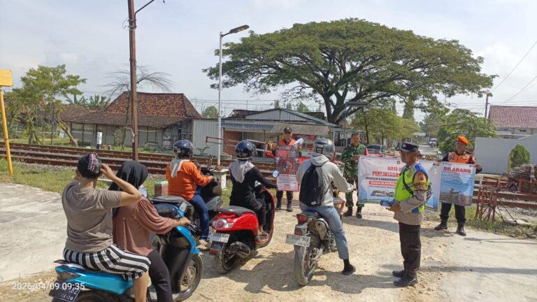 penurunan kecelakaan perlintasan sebidang Daop 4 Semarang 2026,