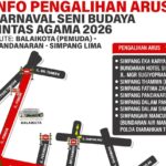 Pawai Ogoh-Ogoh Semarang 2026 digelar Minggu (26/4) dengan rekayasa lalu lintas besar di pusat kota.
