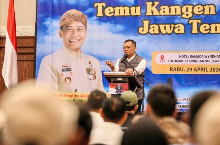 Gubernur Jawa Tengah Ahmad Luthfi menegaskan pentingnya persatuan dan gotong royong sebagai kunci pembangunan inklusif di Jateng.