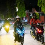 Ratusan bikers memadati Solo Raya dalam gelaran Vario Night Ride yang berlangsung meriah dari pagi hingga malam.