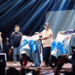 Peluncuran Yamaha Gear Ultima Hybrid 125 versi 2026 di Alun-Alun Slawi berlangsung meriah bersamaan dengan puncak HUT ke-425 Kabupaten Tegal.