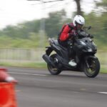 Sebanyak 105 bikers Honda Vario dari Solo Raya memadati Vario Street Nations Kartasura.