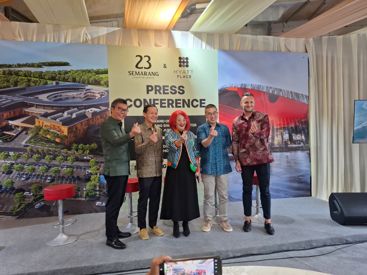 BINA NUSANTARA memulai pembangunan Hotel Hyatt Place Semarang di kawasan Pearl of Java.