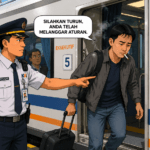 PT Kereta Api Indonesia (Persero) PT Kereta Api Indonesia (Persero) Daerah Operasi 4 Semarang kembali mempertegas larangan merokok di seluruh rangkaian kereta api tanpa pengecualian.