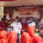 Wali Kota Semarang Agustina Wilujeng meluncurkan program GASPOL SONIK (Gerakan Satu Rumah Satu Biopori) di Kelurahan Pudakpayung.