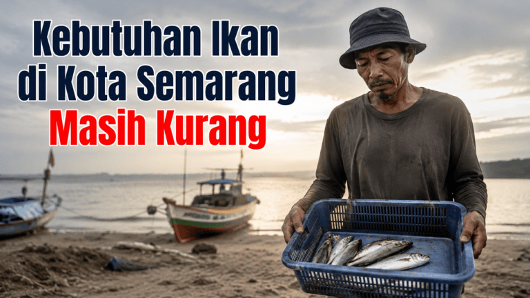 Produksi ikan Kota Semarang baru mencapai sekitar 7,2 ton per tahun, sementara kebutuhan masyarakat menyentuh 44 ton.
