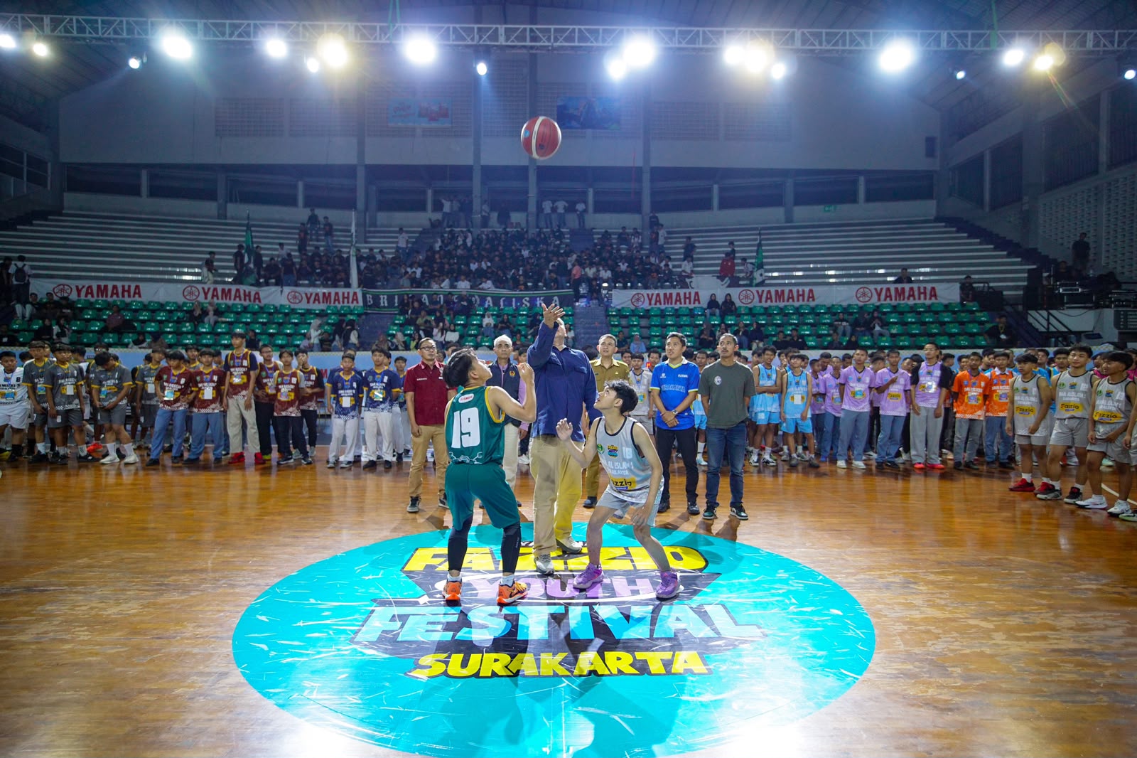 Fazio Youth Festival Surakarta resmi dibuka di GOR Sritex Arena dengan melibatkan lebih dari 3.000 pelajar dari Solo Raya.