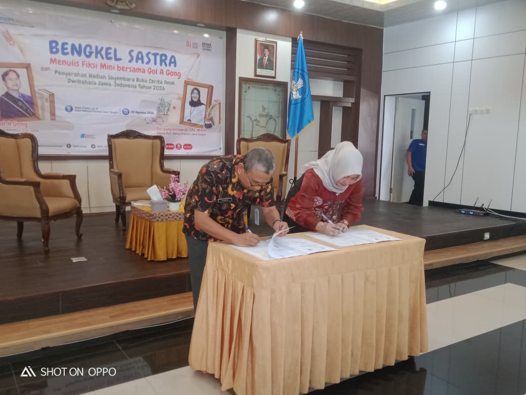 Perkuat Ekosistem Literasi, Dinas Arsip dan Perpustakaan Kota Semarang Gandeng Balai Bahasa Jateng