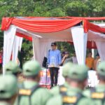 Wali Kota Semarang Agustina Wilujeng memperkuat kesiapsiagaan Satlinmas melalui Jambore Satlinmas 2026.