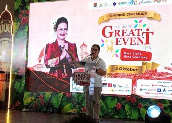 Semarang Great Event 2026 menargetkan transaksi Rp600 miliar dengan 300 tenant, sekitar 30 agenda, dan stimulus keringanan pajak hingga 20 persen.
