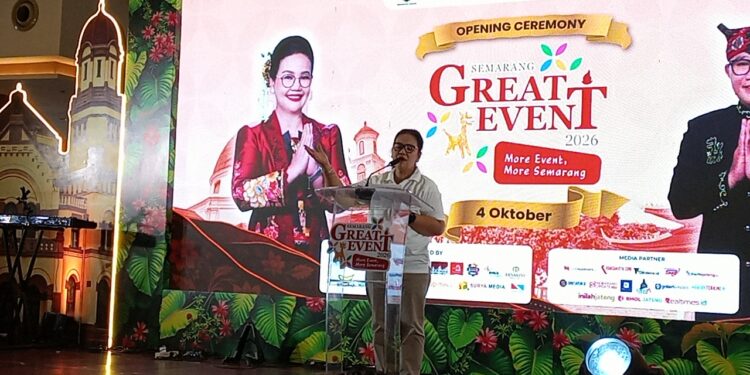 Semarang Great Event 2026 menargetkan transaksi Rp600 miliar dengan 300 tenant, sekitar 30 agenda, dan stimulus keringanan pajak hingga 20 persen.